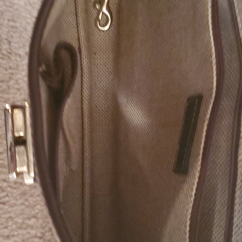 Signature Canvas Dooney & Bourke Hobo Shoulder Bag - Picture 8 of 8